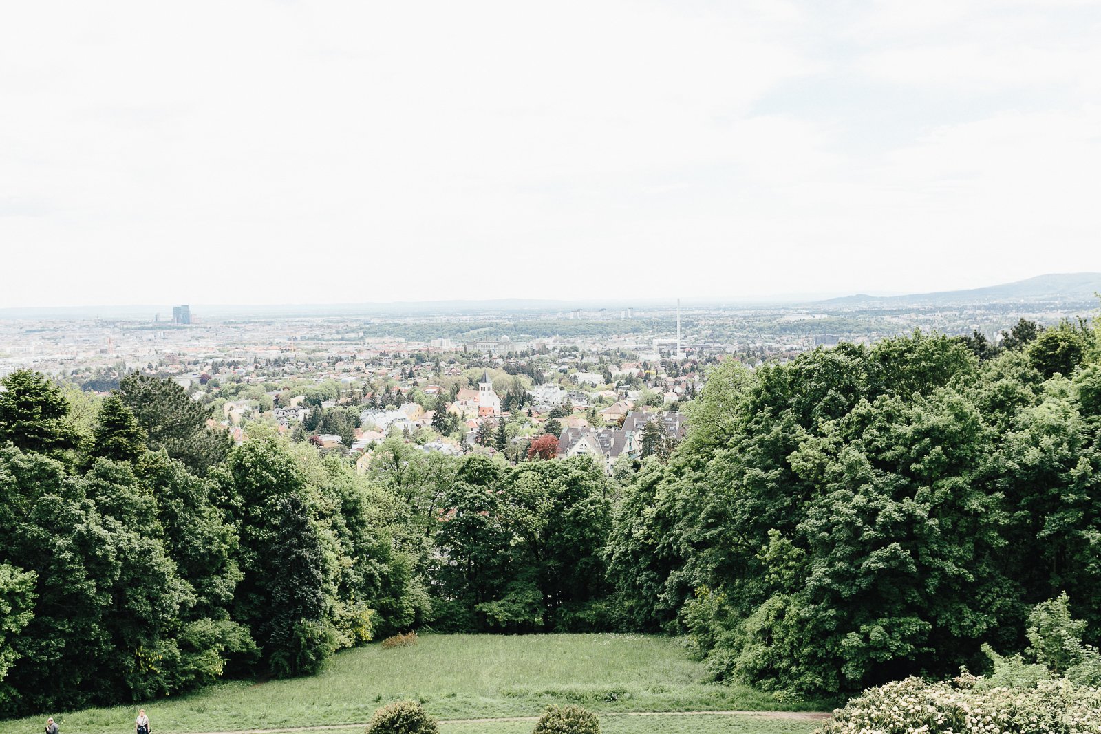 Aussicht auf die Stadt Wien vom Wilhelminenberg