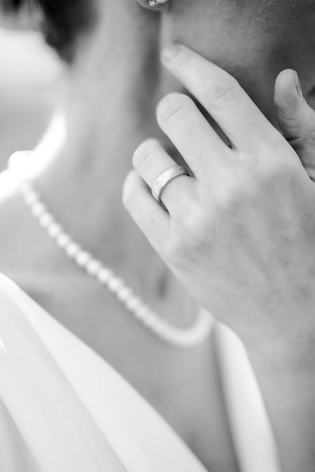 Detailfoto einer Braut