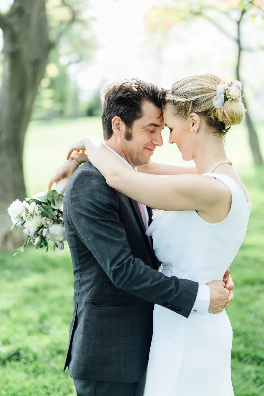 Paarshooting am Hochzeitstag auf Schloss Wilhelminenberg