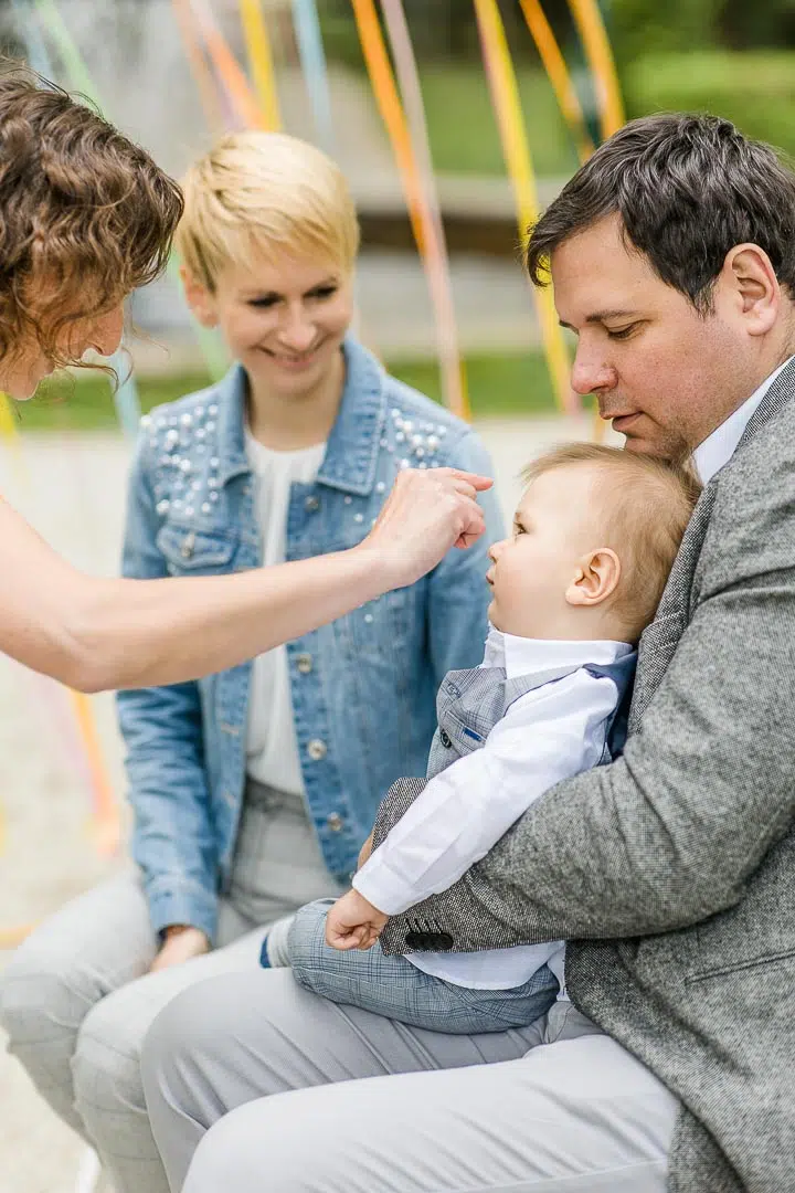 Willkommenfeier für ein Baby